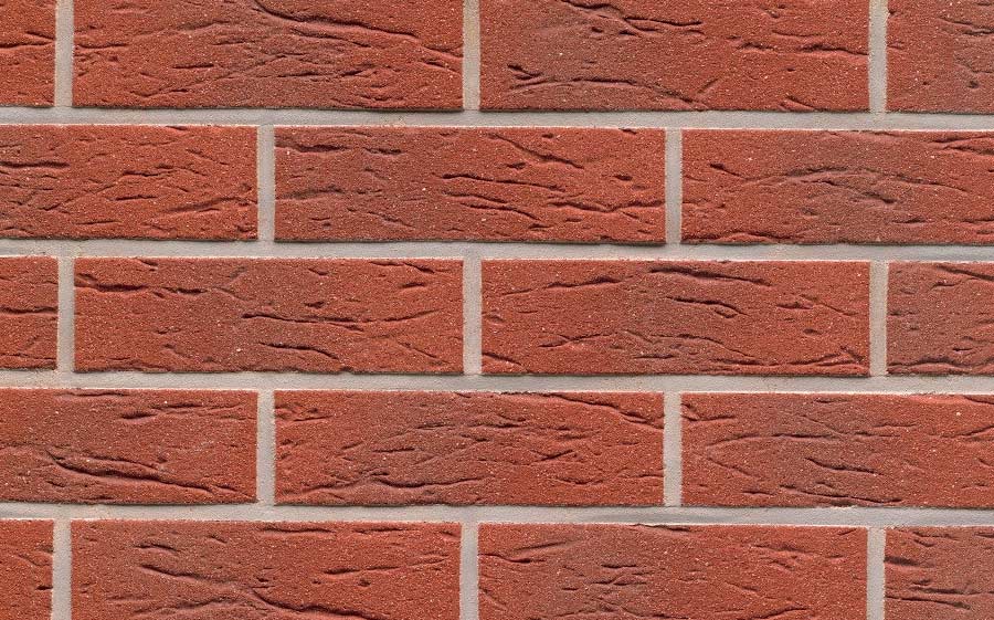 Фото Клинкерная плитка под кирпич Feldhaus Klinker NF 9 R335 carmesi antic mana 240*71*9 мм
