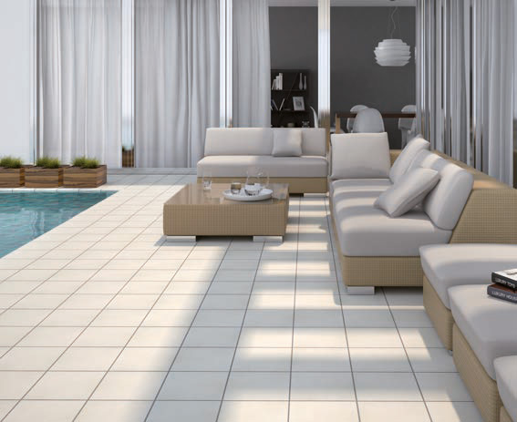 Фото Клинкерная плитка Gres Aragon Cotto Blanco 325*325*16 мм
