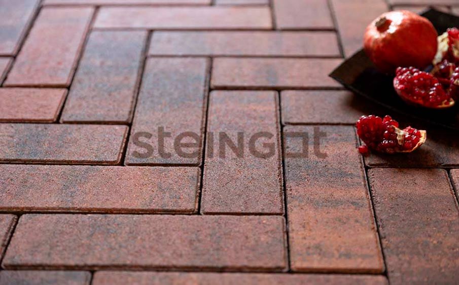 Фото Плитка тротуарная Steingot Колормикс, Паркет, Клинкер (Klinker), 240*80*60 мм