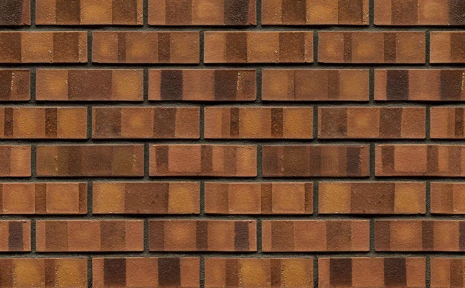 Фото Кирпич клинкерный Westerwaelder Klinker WK 88K, Lachsrot Kohle, 240*55*71 мм