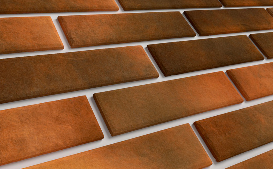 Фото Клинкерная плитка под кирпич BestPoint Retro Brick Curry 245*65*8,5 мм