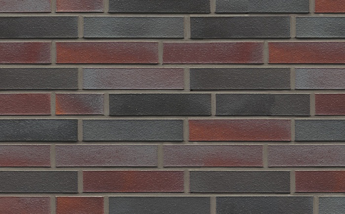 Фото Кирпич клинкерный Muhr 25 Violettschwarz гладкий, 240*115*52 мм