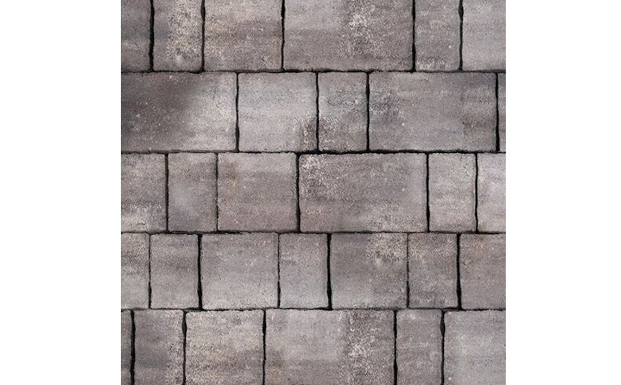 Фото Плитка тротуарная SteinRus Старый город Б.2.Фсм.6, гладкая, ColorMix Умбра, толщина 60 мм