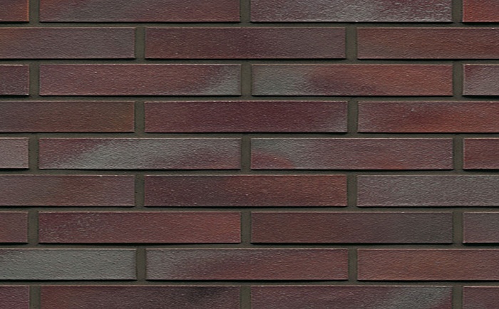 Фото Кирпич клинкерный Muhr 10 Violettblau geflammt гладкий, 290*90*40 мм