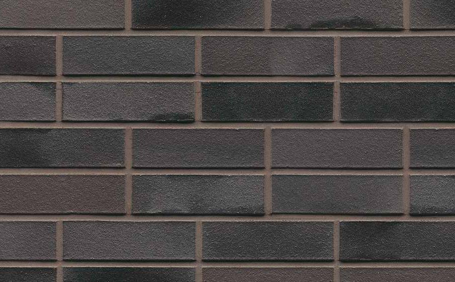 Фото Кирпич клинкерный Muhr 15 Schwarz-bunt Edelglanz гладкий, Spar NF, 240*55*71 мм