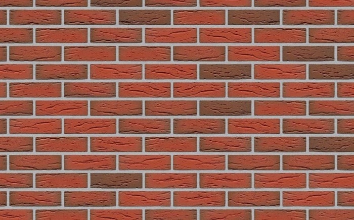 Фото Клинкерная плитка под кирпич Feldhaus Klinker NF 9 R436 ardor mana 240*71*9 мм