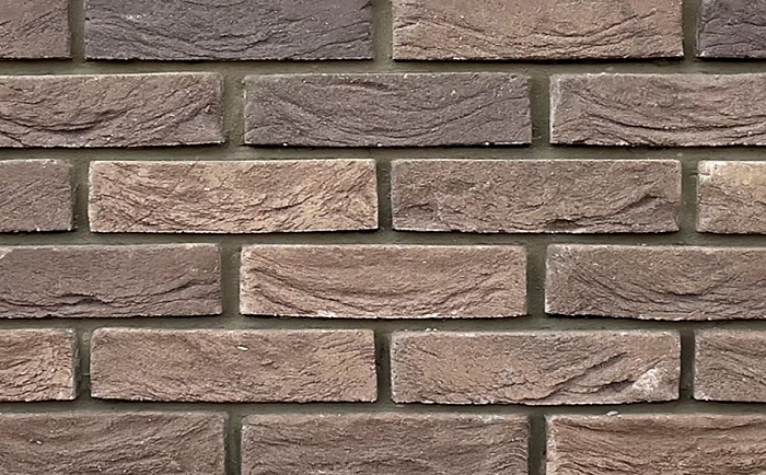 Фото Кирпич облицовочный Богандинский КЗ Амбер Блек, 210*100*50 мм