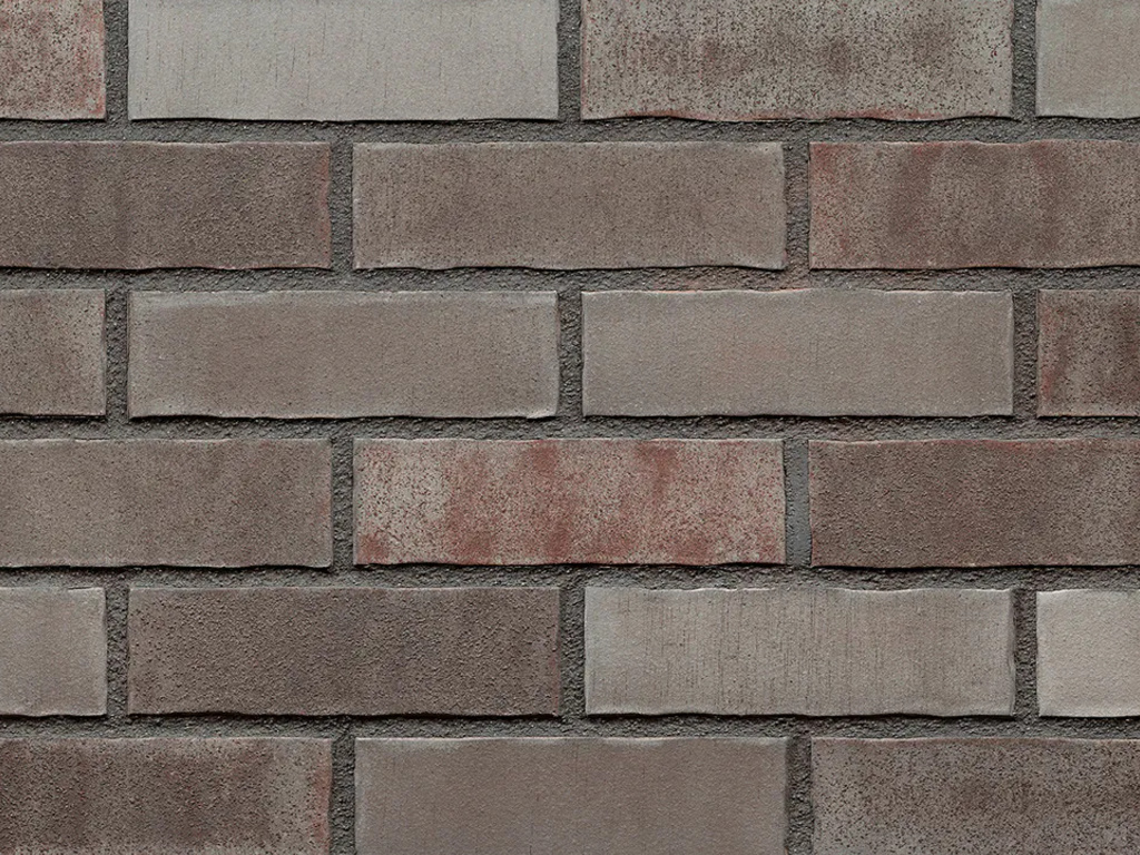 Фото Клинкерная плитка под кирпич King Klinker Old Castle Grey satin HF49, 240*71*14 мм