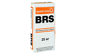 Фото Шпатлевка для бетона и ремонта quick-mix BRS, 25 кг