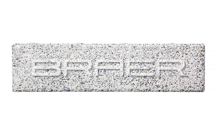 Фото Плитка тротуарная BRAER Ригель 2.0 Select Гранит на белом, 320*80*60 мм