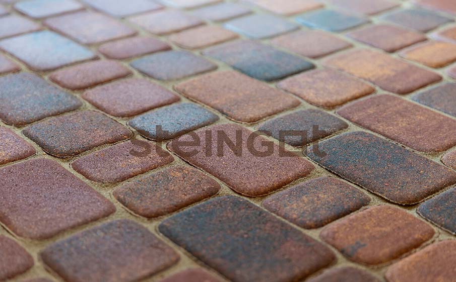Фото Плитка тротуарная Steingot Колормикс, Классика, Агатовый камень (Blend), комплект 3 шт, толщина 60 мм