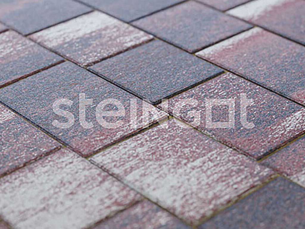 Фото Плитка тротуарная Steingot Колормикс, Новый город, Аметист (Amethyst), комплект 3 шт, толщина 60 мм