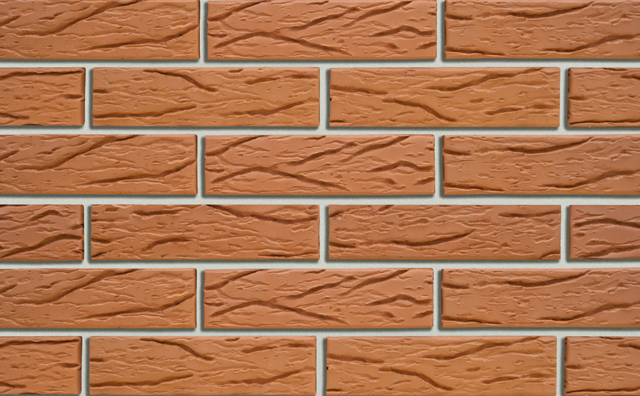 Фото Кирпич облицовочный Кротовский КЗ Классика красный рустик 250*120*65 мм