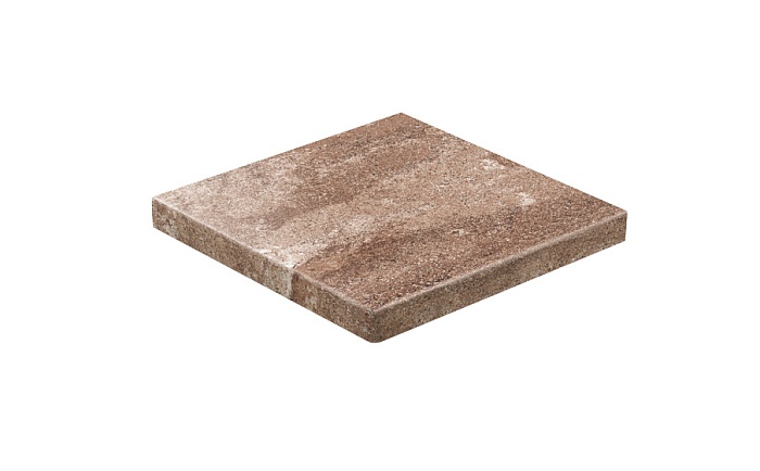 Фото Клинкерная ступень прямоугольная угловая Loftstufe Stroeher Epos 957 kawe, 340х340х35х11 мм