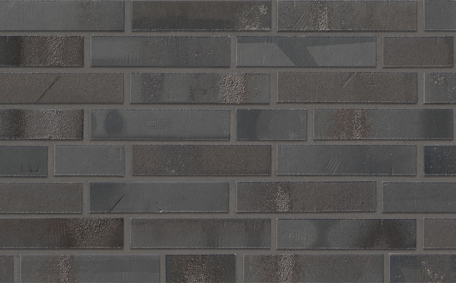 Фото Клинкерная плитка под кирпич Stroeher Brickwerk, 650 eisenschwarz, 240*71*12 мм