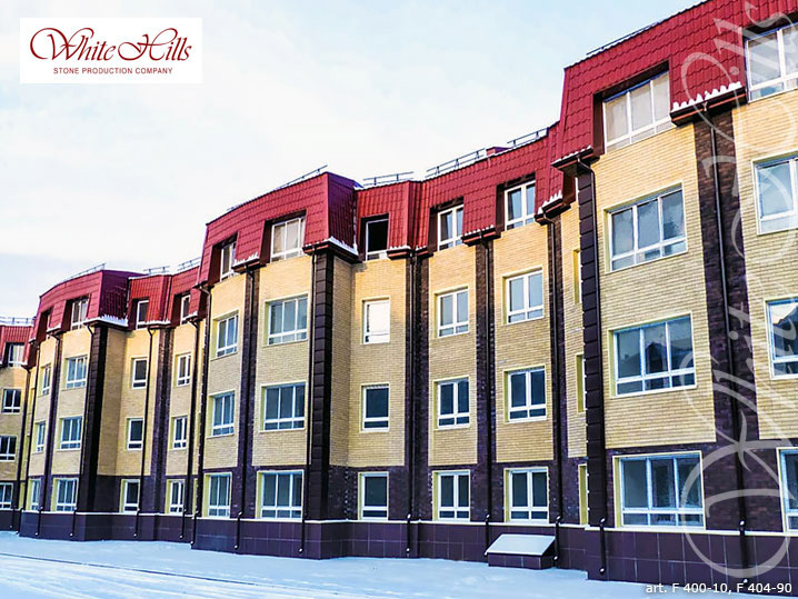 Фото Декоративный кирпич для навесных вентилируемых фасадов White Hills Толедо F400-10
