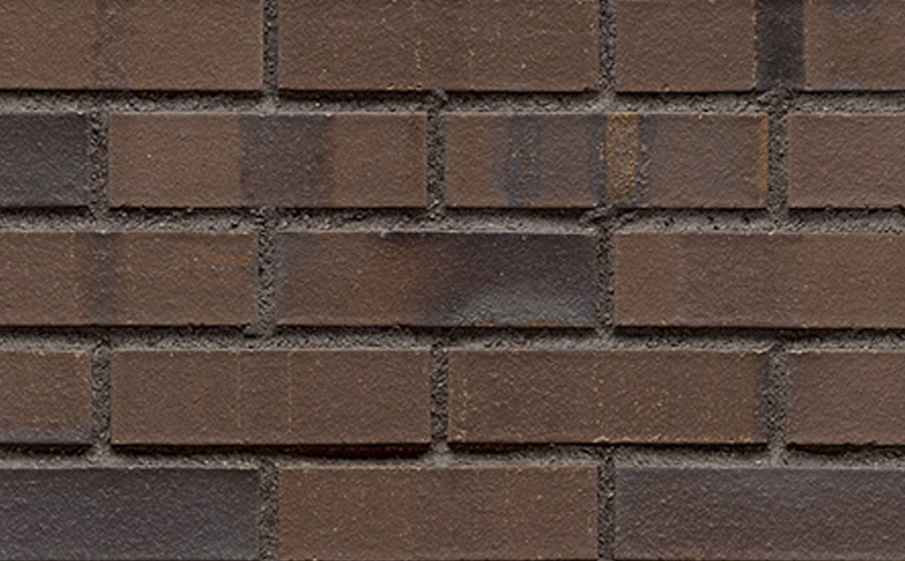 Фото Кирпич клинкерный Muhr 33AKS Schwarz-braun Kohle Spezial гладкий, Spar NF, 240*55*71 мм