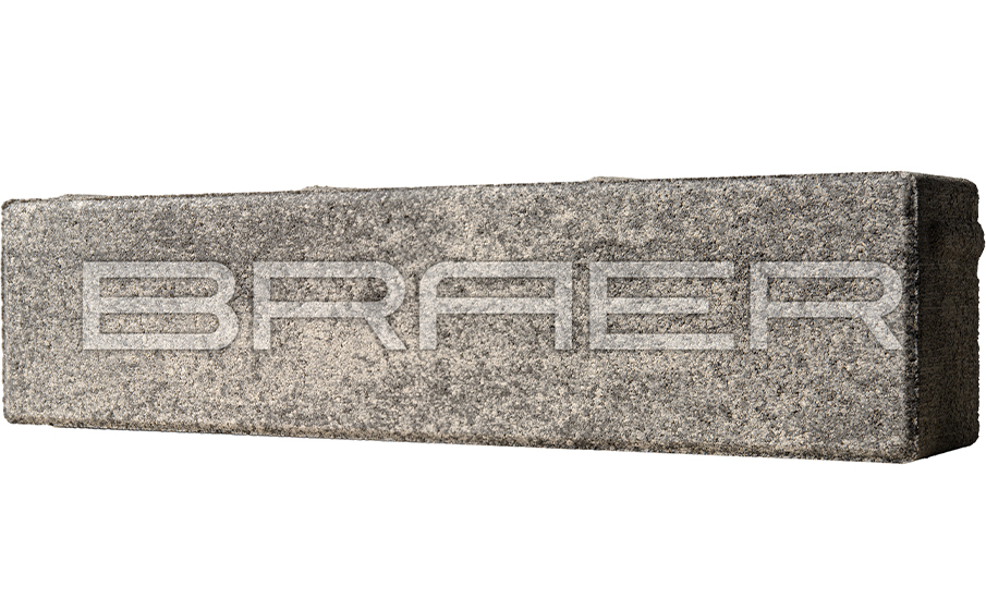 Фото Плитка тротуарная BRAER Ригель 2.0 Color Mix Туман 320*80*60 мм