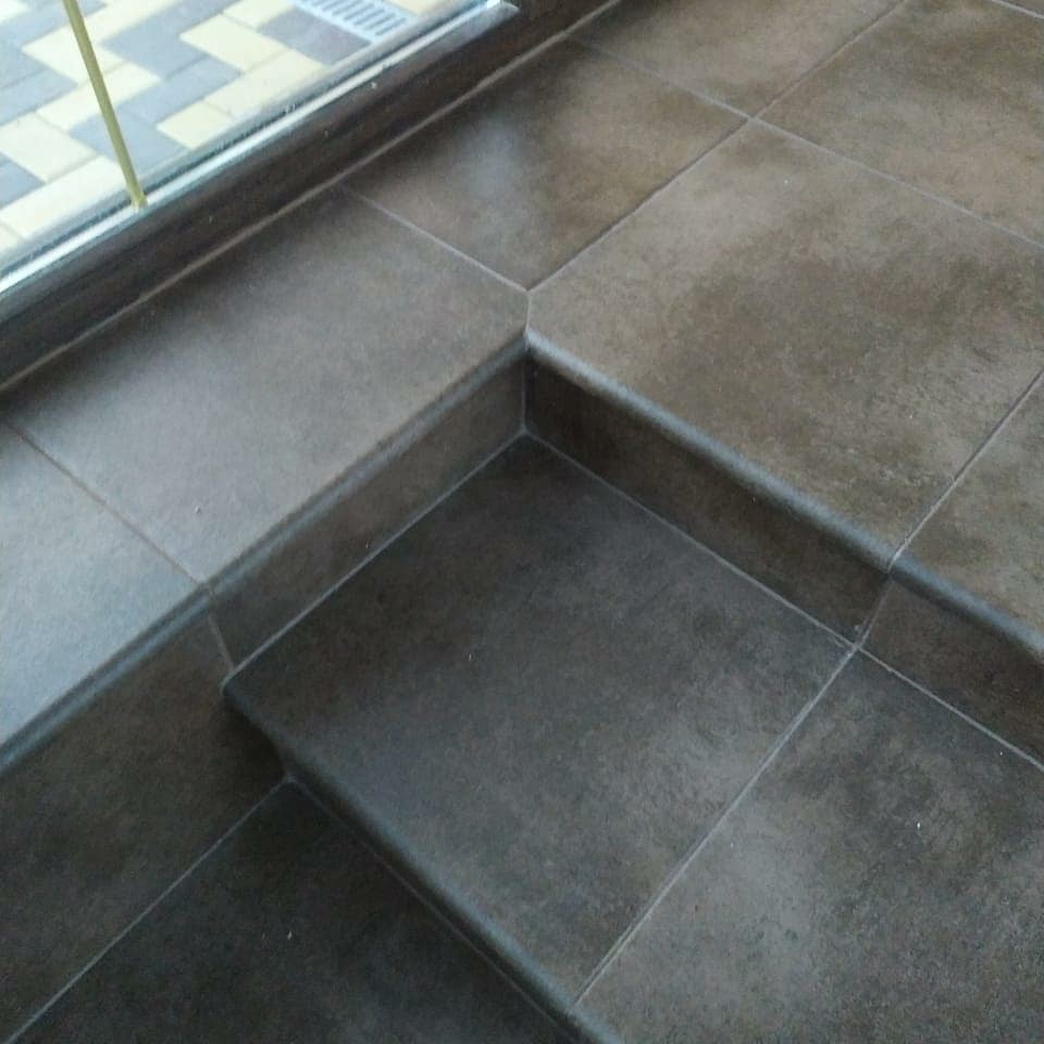 Фото Клинкерная ступень-флорентинер Westerwaelder Klinker ATRIUM Mocca, 310*320*9,5 мм