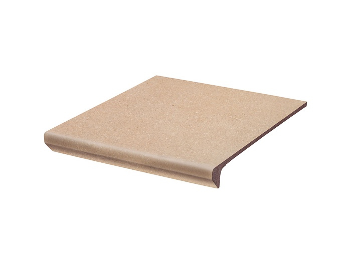 Фото Клинкерная ступень с капиносом Paradyz Mattone Sabbia, Beige, 330*300*11 мм