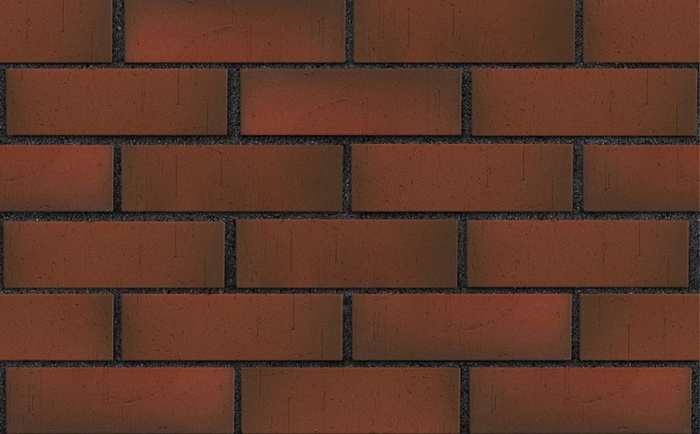 Фото Кирпич клинкерный ЛСР Ричмонд красный флэш винтаж, 250*85*65 мм