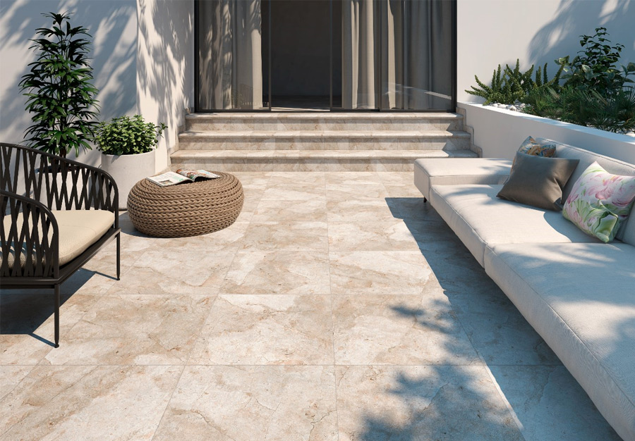 Фото Плитка Gres Aragon Rocks Beige 297*297*10 мм