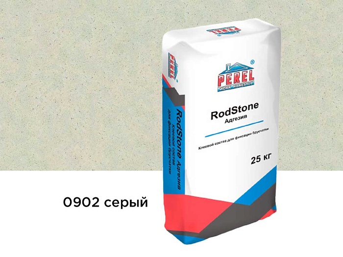 Фото Клеевой состав Perel RodStone Адгезив 0902 серый, 25 кг
