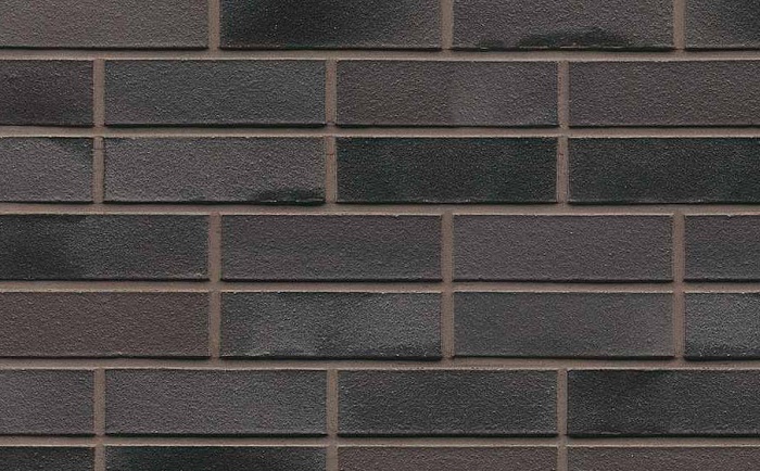 Фото Кирпич клинкерный Muhr 15 Schwarz-bunt Edelglanz гладкий, Spar NF, 240*55*71 мм