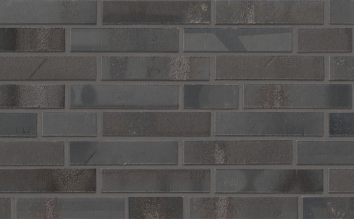 Фото Клинкерная плитка под кирпич Stroeher Brickwerk, 650 eisenschwarz, 240*71*12 мм