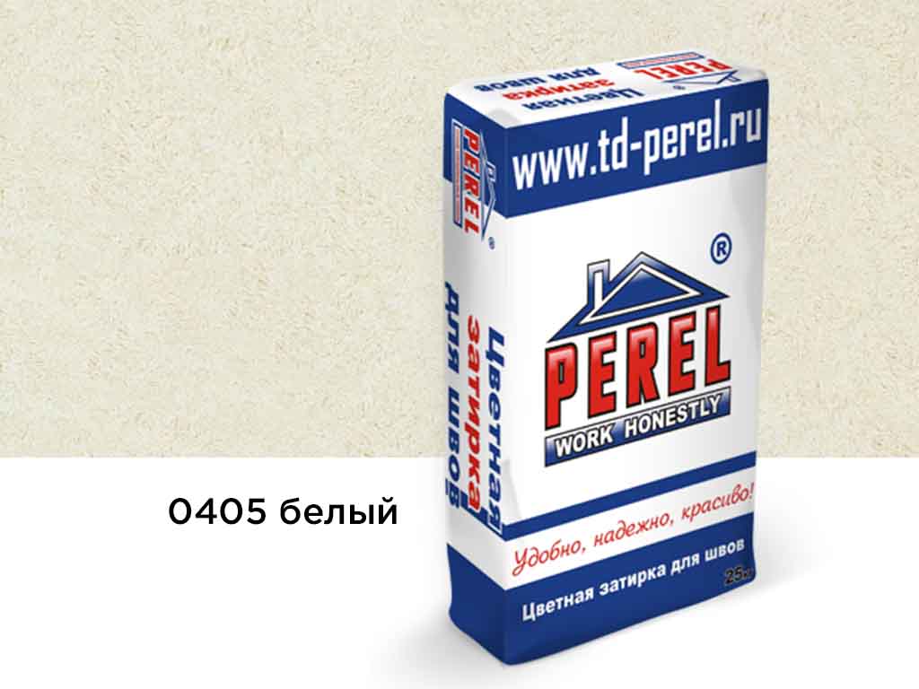 Фото Затирка для швов Perel RL 0405 белая, 25 кг