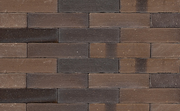Фото Клинкерная брусчатка Westerwaelder Klinker PK833A Schwarz-braun, 240*55*52 мм