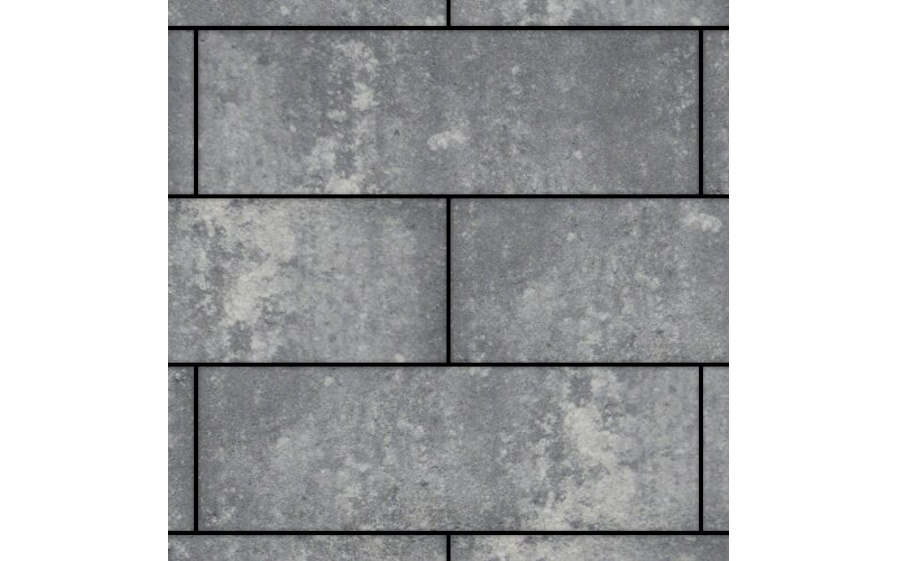 Фото Плитка тротуарная SteinRus Аликанте Б.2.П.8 гладкая, ColorMix Актау, 900*300*80 мм