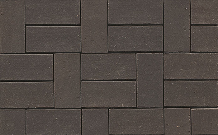 Фото Клинкерная брусчатка Muhr №05 Eisenschmelz Schwarzbraun, 200*100*52 мм