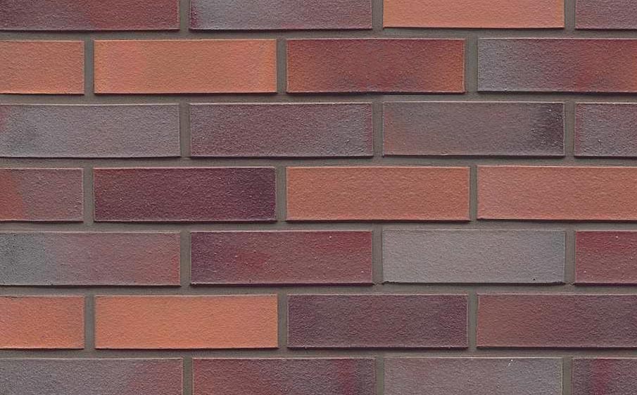 Фото Кирпич клинкерный Muhr 12 Blaurot-bunt гладкий, Spar NF, 240*55*71 мм