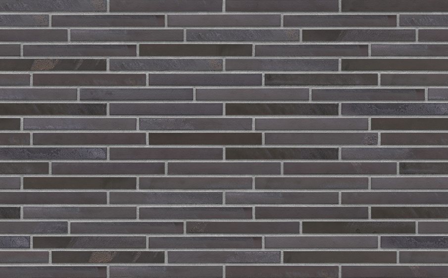 Фото Клинкерная плитка под кирпич King Klinker KING SIZE 05 Black heart гладкая LF, 490*52*14 мм
