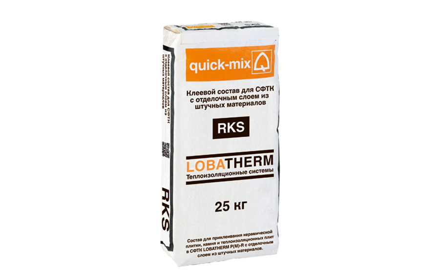 Фото Клеящий раствор для клинкерной плитки quick-mix RKS, 25 кг