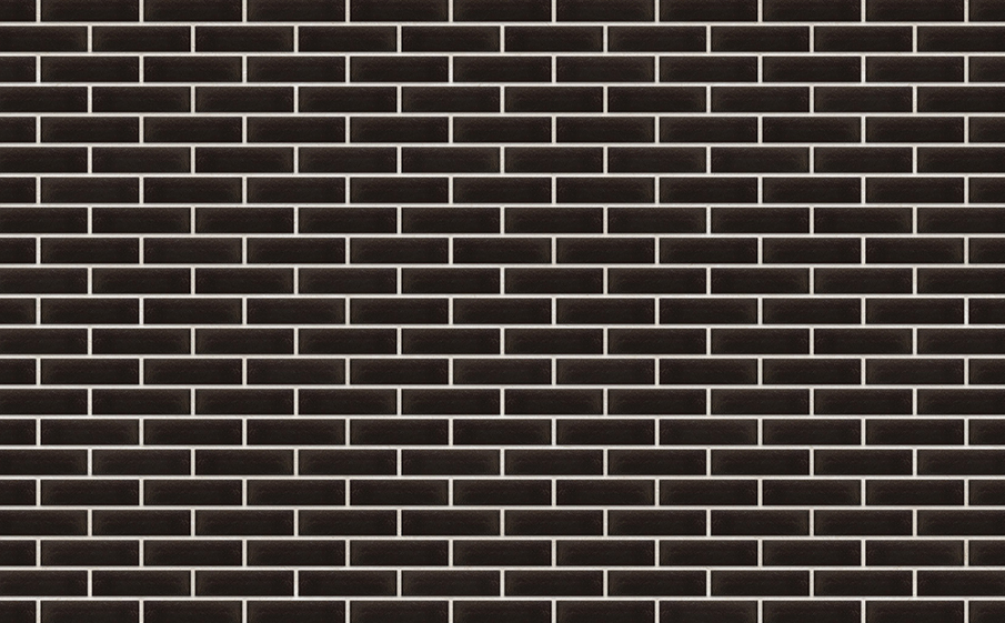 Фото Клинкерная плитка под кирпич King Klinker Free Art 17 Onyx black, 250*65*10 мм