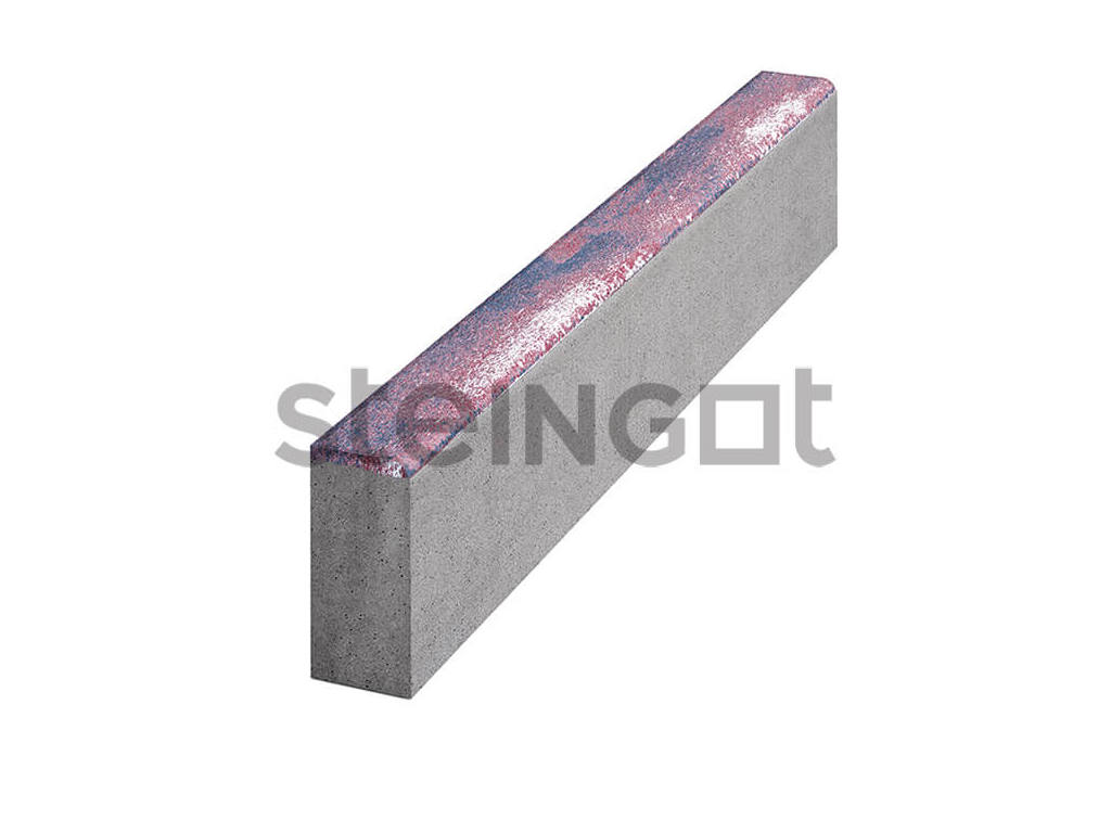 Фото Тротуарный бордюр садовый Steingot, Колормикс, Аметист (Amethyst), 1000*200*80 мм