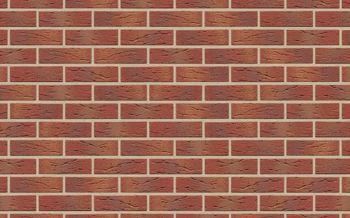 Фото Клинкерная плитка под кирпич Feldhaus Klinker NF 9 R332 carmesi multi mana 240*71*9 мм
