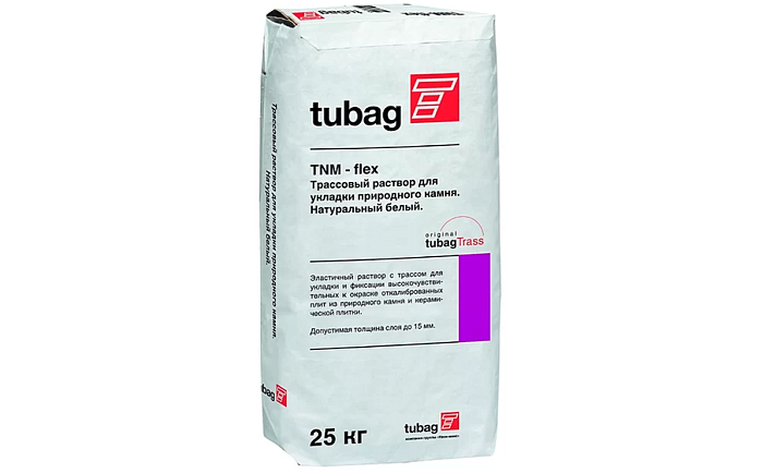Фото Трассовый раствор tubag TNM-flex, 25 кг