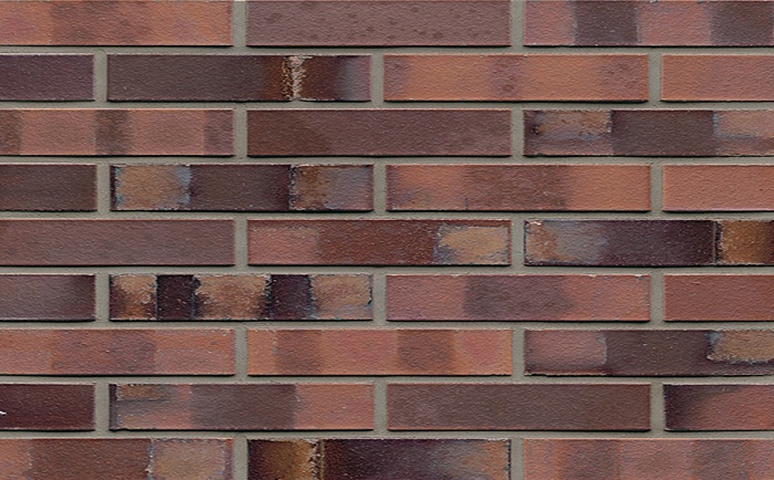 Фото Кирпич клинкерный Muhr 04S Rotbraun-bunt Spezial гладкий, 290*90*52 мм