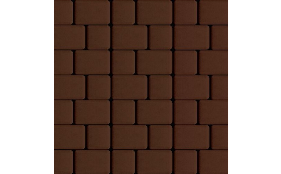 Фото Плитка тротуарная SteinRus Инсбрук Альт Дуо А.3(С).Фсм.4, гладкая, коричневый, толщина 40 мм