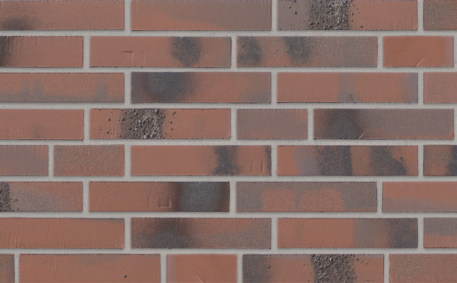 Фото Клинкерная плитка под кирпич Stroeher Brickwerk, 654 flammenrot, 240*71*12 мм