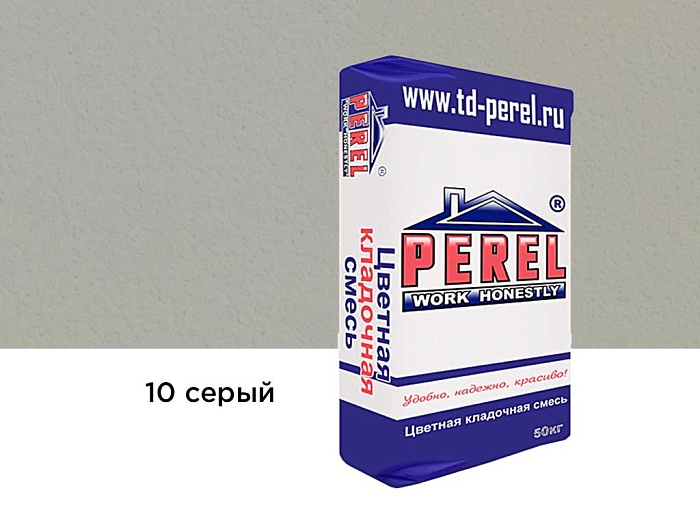 Фото Цветная кладочная смесь Perel NL 0110 серый, 50 кг