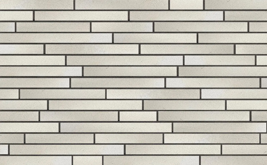 Фото Клинкерная плитка под кирпич Terramatic Forta White AC, 390*40*14 мм