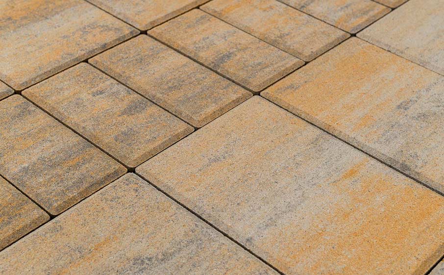 Фото Плитка тротуарная BRAER Мозаика Color Mix 25 Песчаник, толщина 60 мм