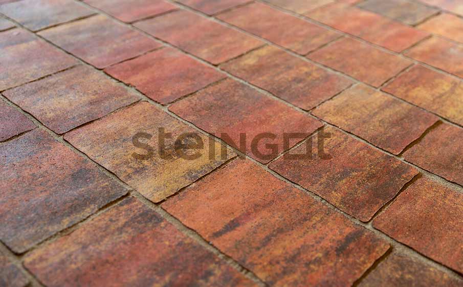 Фото Плитка тротуарная Steingot Колормикс, Старый город, Терракота (Terracotta), комплект 3 шт, толщина 60 мм