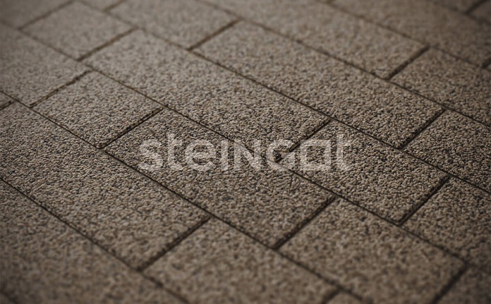 Фото Плитка тротуарная Steingot Премиум, Маринталь, Кофейный (Bruno), комплект 4 шт, толщина 60 мм