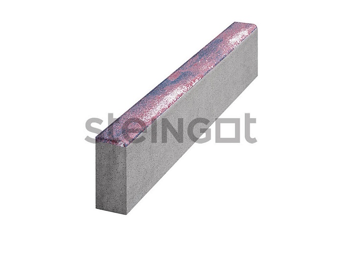 Фото Тротуарный бордюр садовый Steingot, Колормикс, Аметист (Amethyst), 1000*200*80 мм