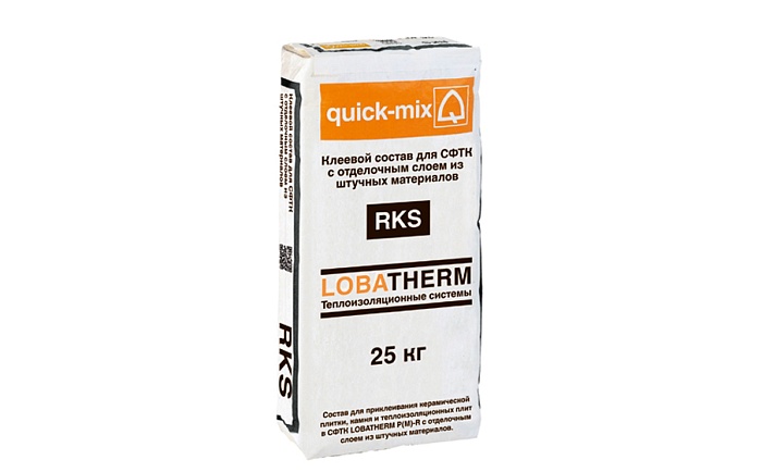 Фото Клеящий раствор для клинкерной плитки quick-mix RKS, 25 кг